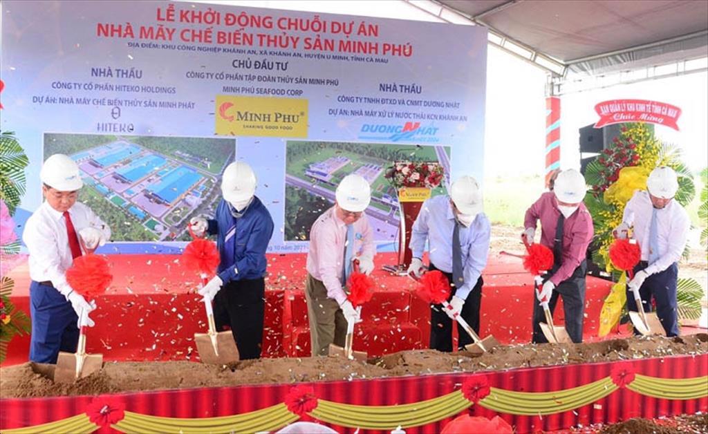 Ca Mau starts the project chain of seafood processing factory with investment capital of 1,600 billion VND