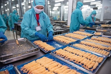 Shrimp exports projected to up 9.8 percent this year