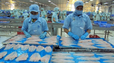Vietnam seafood exports Jan - Mar 2017