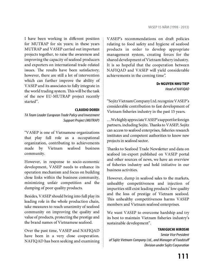 Sách ảnh VASEP 15 năm