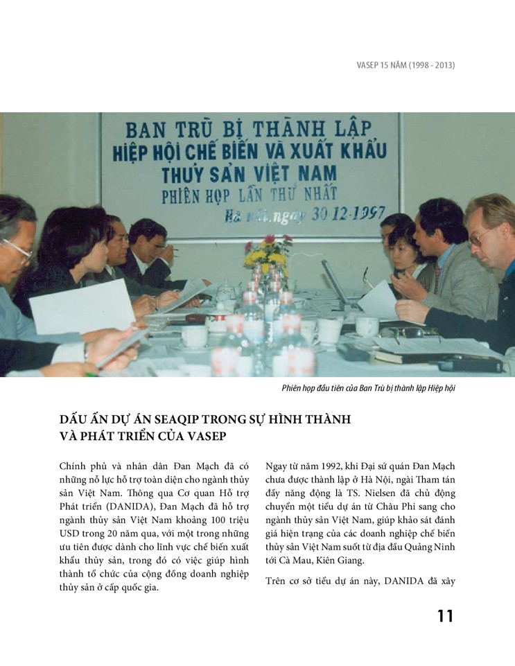 Sách ảnh VASEP 15 năm