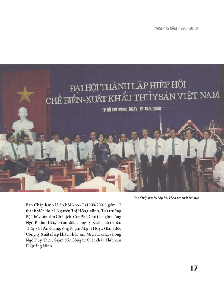 Sách ảnh VASEP 15 năm
