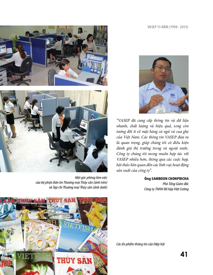 Sách ảnh VASEP 15 năm