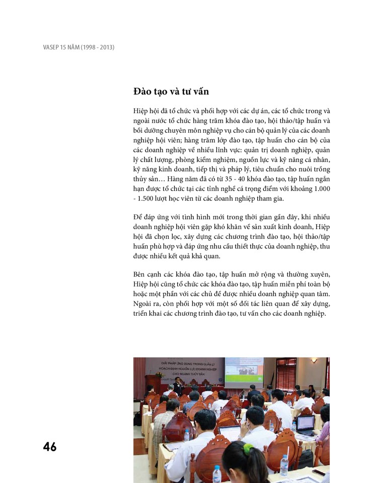 Sách ảnh VASEP 15 năm