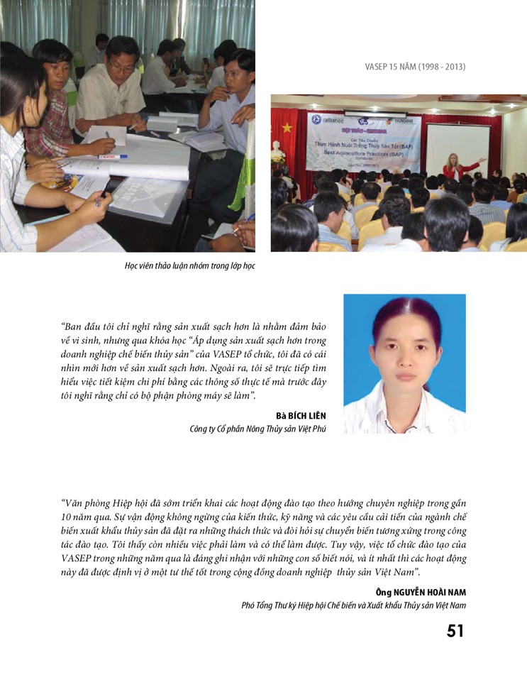 Sách ảnh VASEP 15 năm