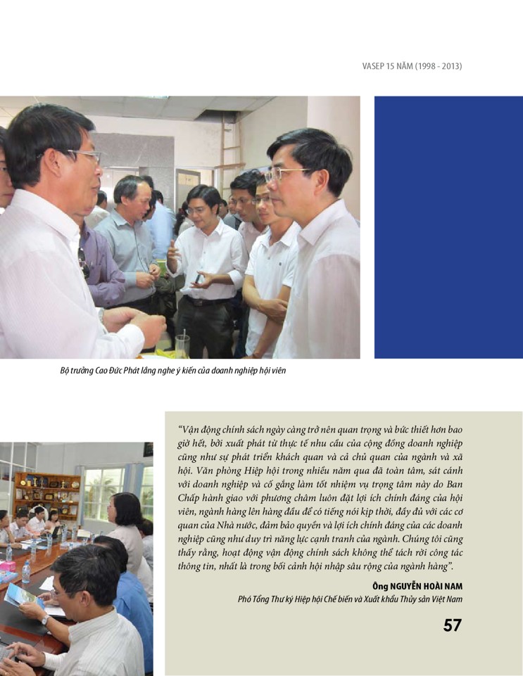 Sách ảnh VASEP 15 năm
