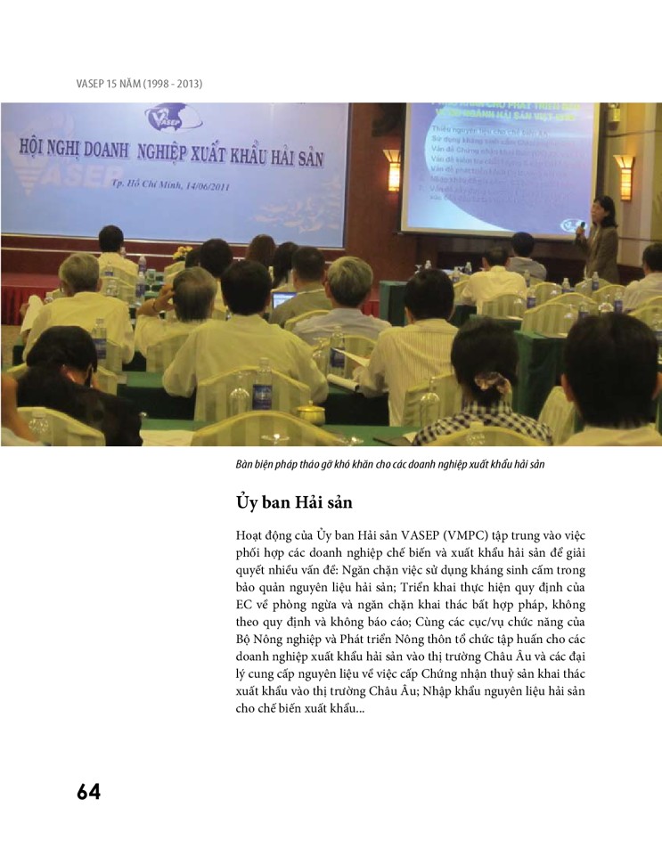 Sách ảnh VASEP 15 năm