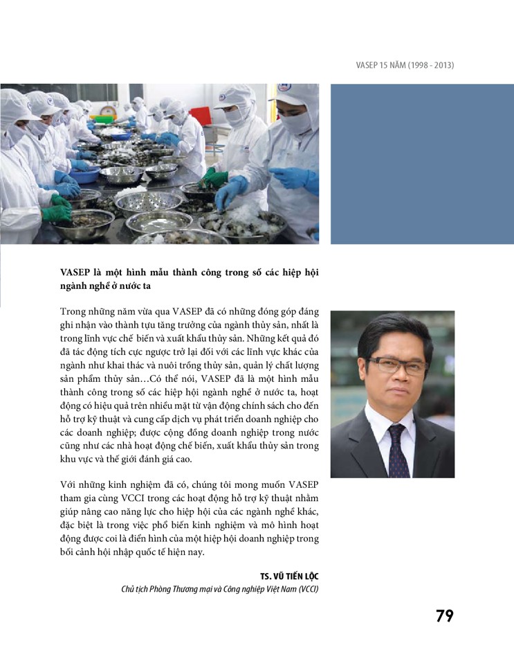 Sách ảnh VASEP 15 năm