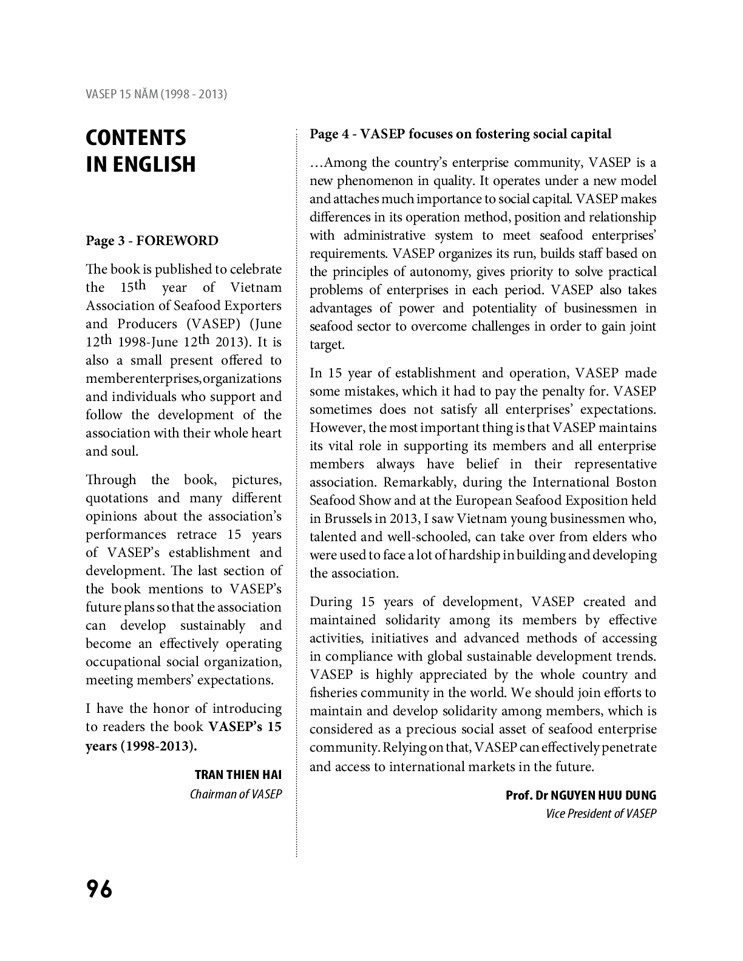 Sách ảnh VASEP 15 năm